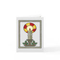 Yule Candle Invitation Card