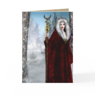 Yule card card
