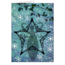 yule card goddess