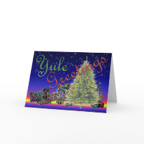 Yule Greetings cards by ChaotixDesigns Yule Greetings cards