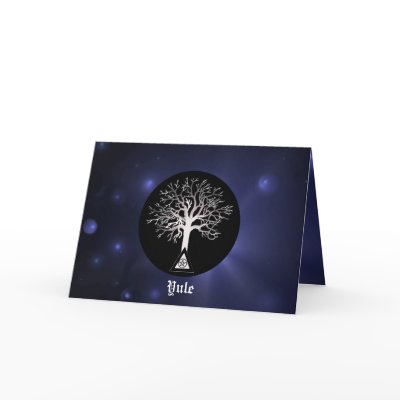 Yule-Let Light Shine On Yule Card