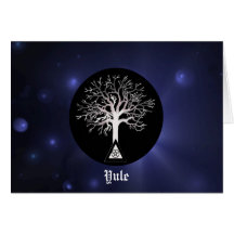 Yule-Let Light Shine On Yule Card