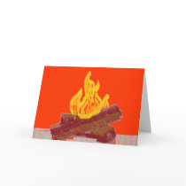 Yule Log cards