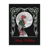 "Yule Maiden" Postcard by Valerian "Yule Maiden" Postcard