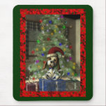 Yule Puppy Mousepad mousepads