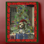 Yule Puppy Plaque plaques