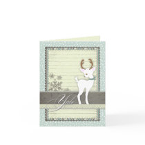 Yule Reindeer Note Card