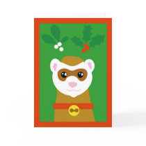 Yuletide ferret cards by ferrettoons Yuletide ferret cards
