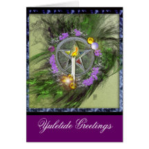 Yuletide Greetings Greeting Cards
