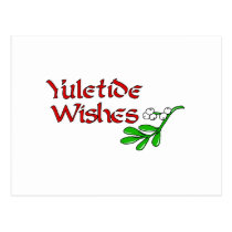 Yuletide Greetings postcards