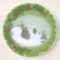 Yuletide Joy - Beverage Coaster (scene)