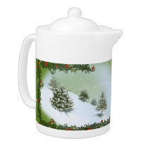 Yuletide Joy - Large Teapot (available in small)