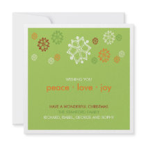 Yuletide Snowflake Scribbles :: Christmas Card invitations