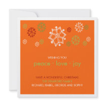 Yuletide Snowflake Scribbles :: Christmas Card invitations