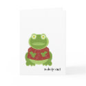 yuletoad greetings! cards by AnthroPoMorphCo yuletoad greetings! cards