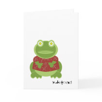 yuletoad greetings! cards by AnthroPoMorphCo yuletoad greetings! cards