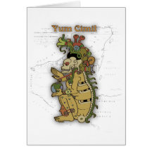 Yum Cimil - The Mayan death God Greeting Cards