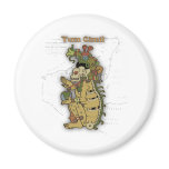 Yum Cimil - The Mayan death God Fridge Magnets