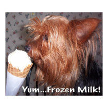 Yum...Frozen Milk! posters by csparks67 Yum...Frozen Milk! posters