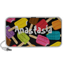Yum! Popsicle Speaker - Black (CUSTOMIZABLE) speakers