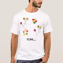 Yum yum candy t-shirts