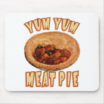 Yum! Yum! MeatPie mousepads by MeatShirt Yum! Yum! MeatPie mousepads