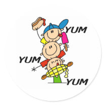 Yum Yum Summer stickers by stick_figures Yum Yum Summer stickers