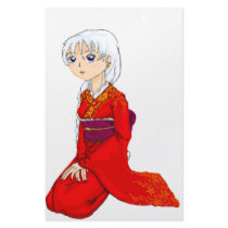 Yumes Red Kimono stationery by thedustyphoenix Yumes Red Kimono stationery