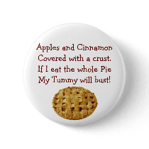 Yummy 4 My Tummy - Designer Button