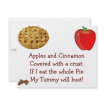 Yummy 4 My Tummy - Designer Dinner Invitation