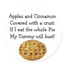 Yummy 4 My Tummy - Designer Sticker
