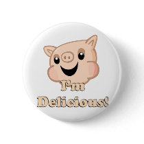 Yummy Bacon Pinback Buttons