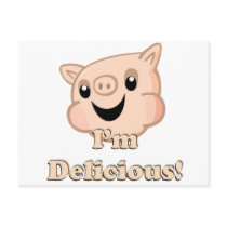 Yummy Bacon Postcard