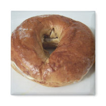 yummy bagel magnet