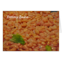 Yummy Beans Chicken Nuts Fathers Day Card