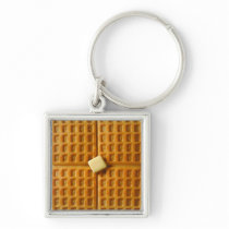 "Yummy Breakfast Waffles" collection keychain