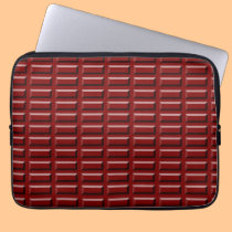 Yummy Chocolate Bar Pattern laptop sleeves