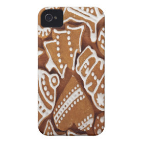 Yummy Christmas Holiday Gingerbread Cookies iPhone 4 Case-Mate Cases