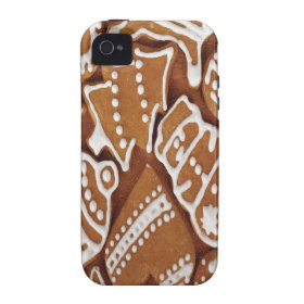 Yummy Christmas Holiday Gingerbread Cookies iPhone 4/4S Cases