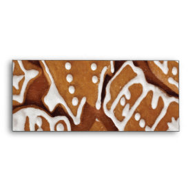 Yummy Christmas Holiday Gingerbread Cookies Envelopes