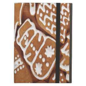 Yummy Christmas Holiday Gingerbread Cookies iPad Folio Case