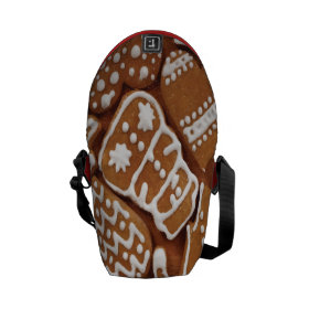Yummy Christmas Holiday Gingerbread Cookies Courier Bags