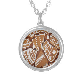 Yummy Christmas Holiday Gingerbread Cookies Necklace