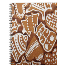 Yummy Christmas Holiday Gingerbread Cookies Notebooks