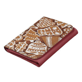 Yummy Christmas Holiday Gingerbread Cookies Wallet