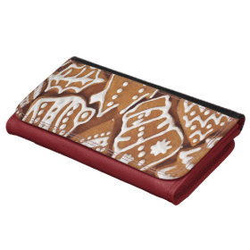 Yummy Christmas Holiday Gingerbread Cookies Wallets
