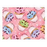 Yummy Cupcakes and Kisses Postcards