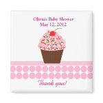 YUMMY CUPCAKES Baby Shower Favor Magnet magnet
