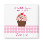 YUMMY CUPCAKES Baby Shower Favor Magnet