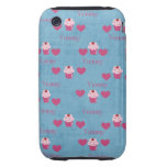 yummy cute cupcake love pattern design iphone 3 tough cases